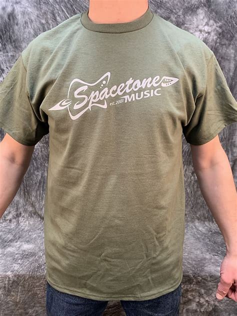 Spacetone Music T Shirt Green Small Reverb