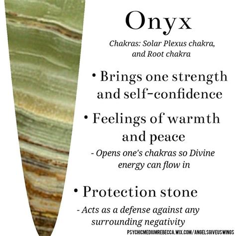 Onyx Crystal Meaning Healing Crystals Stone