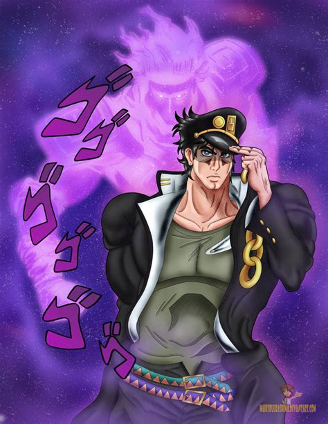 Jotaro Kujo Anime Recolor By Mkrudesign On Deviantart