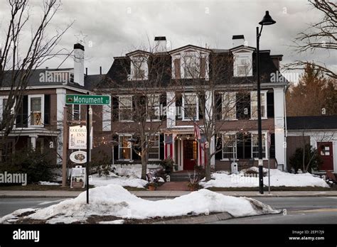 Concords Colonial Inn On Monument Square In Concord Massachusetts