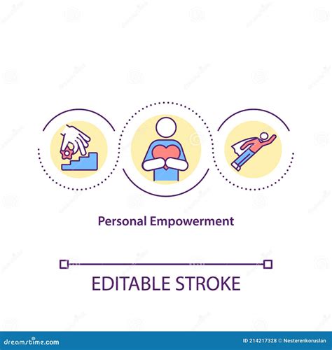 Personal Empowerment Concept Icon Stock Vector Illustration Of