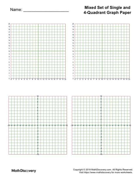 Printable Graph Paper 4 Per Page Printable Word Searches