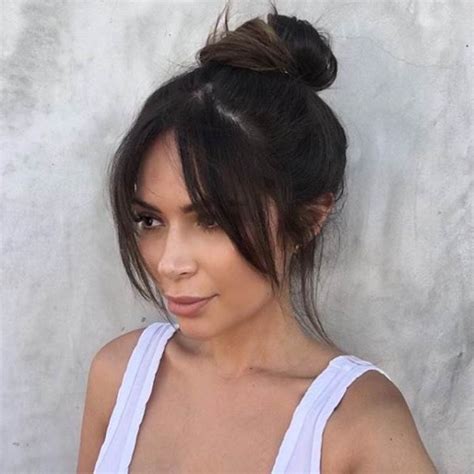 30 Majestic Middle Parted Bangs Hairstyles To Try Artofit