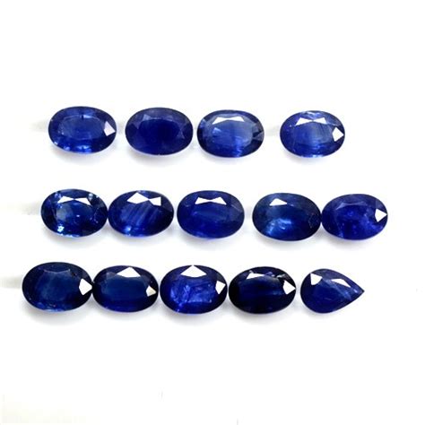 1332 Cts Natural Royal Blue Sapphire Loose Oval Pear Cut Lot Thailand