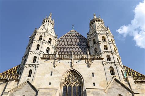 St Stephens Cathedral In Vienna Austria Stock Image Image Of