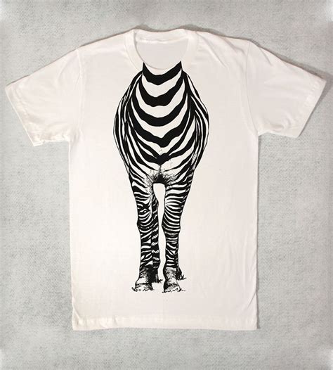 White Zebra Body T Shirt Mens Mens Shirts White Zebra Womens Shirts