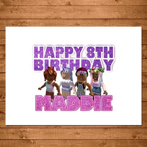 1000 x 1000 png 1528 кб. Girl Roblox Cake Topper Pink Roblox Cake Roblox Party for ...