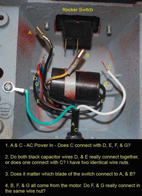 Old Bench Grinder Wiring Diagram