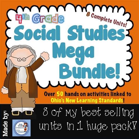 4th Grade Ohio Social Studies Super Bundle Of Best Selling Units