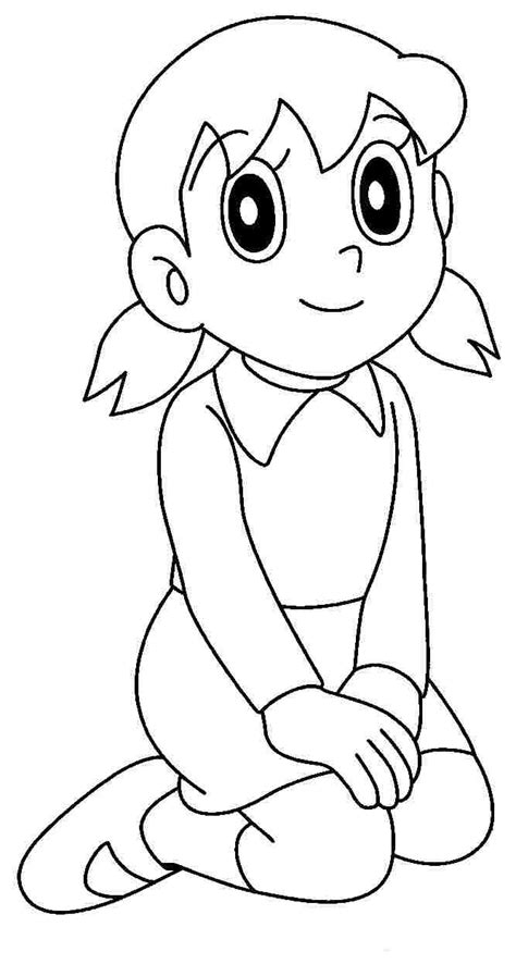 Colouring Pages Of Doraemon And His Friends 306 Svg File For Cricut