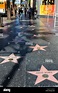 USA, California, Los Angeles, Hollywood, Hollywood Boulevard, Walk of ...