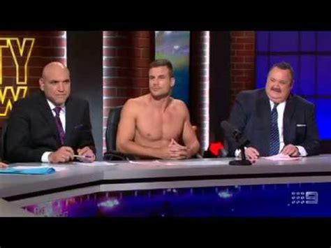 Beau Ryan Naked On The NRL Footy Show 19 June 2014 YouTube