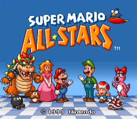 Super Mario All Stars Usa Rom