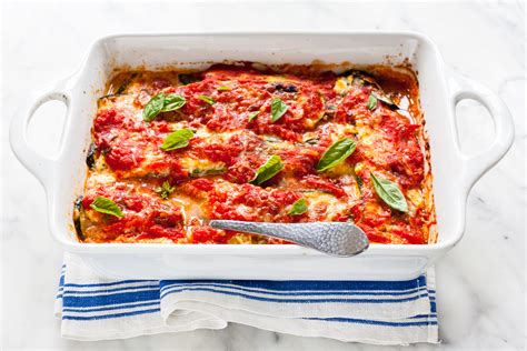 Recipe This ‘lasagna’ Has No Pasta Long Strips Of Zucchini Are Layered With Ricotta And Tomato