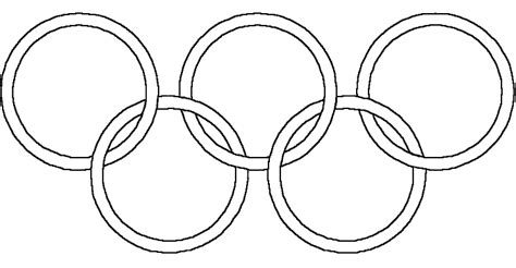 Remember, olympic rings and flags should have the appropriate color combinations. Olympic Rings Coloring Page | Olympic ring colors
