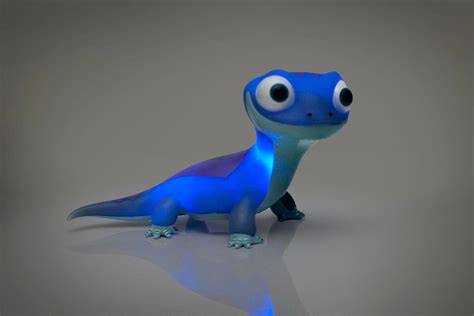 Frozen 2 Color Changing Bruni Salamander 6 Inch Mood Light Free Ship