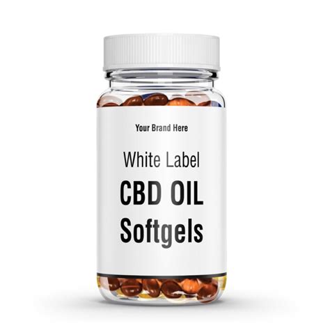 White Label Full Spectrum Cbd Oil Softgel Capsules 1500mg 30 X 50mg