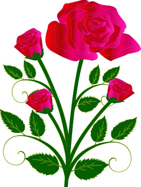 Single Pink Rose Clip Art Free Clipart Images