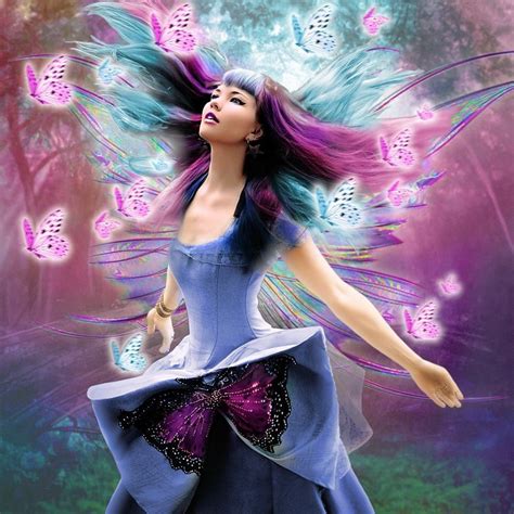 butterflies fantasy fairy beautiful fairies fairy art