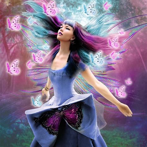 Butterflies Fantasy Fairy Beautiful Fairies Fairy Art