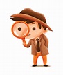 kids detective in cute character style 3058926 Vector Art at Vecteezy