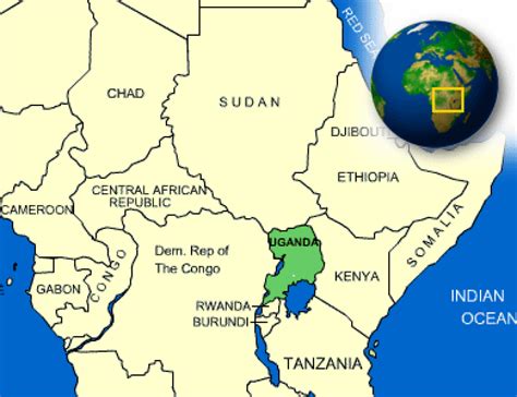 Uganda On A Map Uganda Land Britannica Uganda Is The Worlds