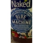 Naked Boosted Juice Smoothie Blue Machine Calories Nutrition Analysis More Fooducate