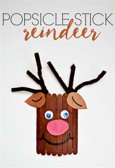 Popsicle Stick Reindeer Craft Todays Creative Ideas