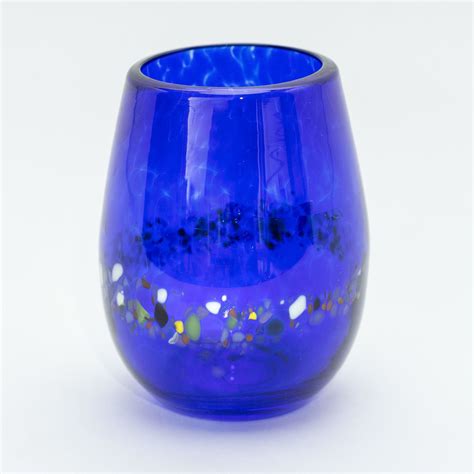 Stemless Wine Glass By Bryan Goldenberg Art Glass Drinkware Artful