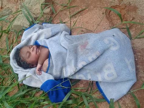 Photos Newborn Baby Found Abandoned In Uncompleted Building In Benin