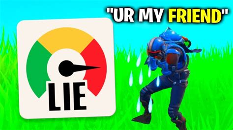 If it is because of a supposed offense, the employee must be told about the incident being investigated. Lie Detector Test On BEST Friend.. (Fortnite) - YouTube