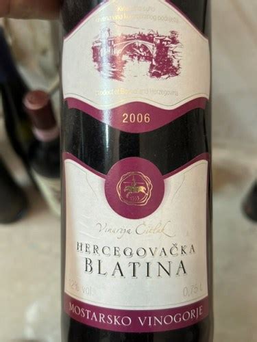 Vinarija Citluk Hercegovačka Blatina Vivino Us