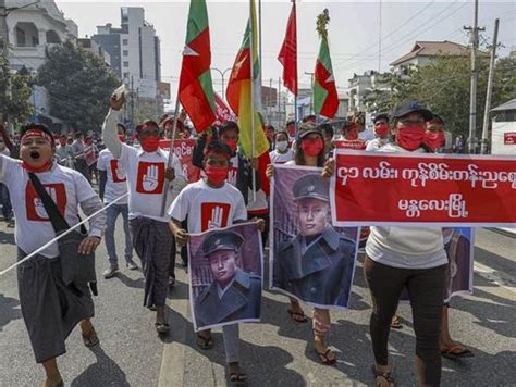 Two Dead As Myanmar Police Open Fire On Protesters In Deadliest Day Since Coup