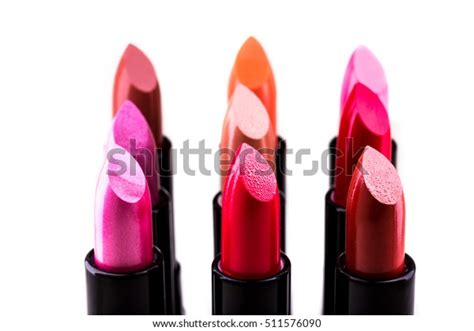 Set Different Color Lipsticks Isolated On Stock Photo 511576090
