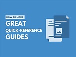 How to Make a Quick-Reference Guide (Free Template) | TechSmith