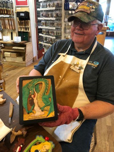 Woodcarving Demonstration At Highland Woodworking