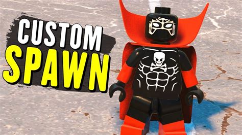 Lego Dc Super Villains How To Make Spawn Custom Character Youtube