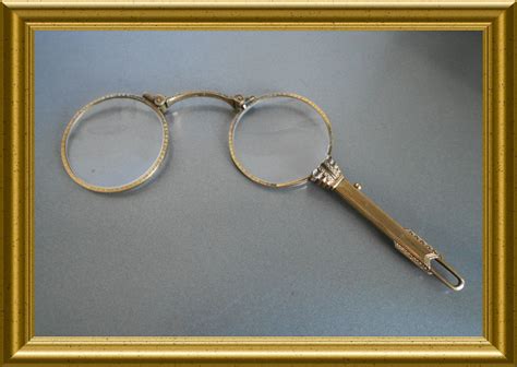 antique lorgnette eye glasses spectacles folding glasses unieke sieraden visitekaartjes