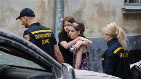 Ukraine War Six Killed In Lviv As Russian Strike Hits Apartment Building In Western City Bbc News