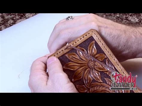 Learning Leathercraft With Jim Linnell Lesson 13 Double Loop Lacing