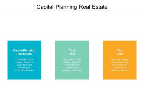 Capital Planning Real Estate Ppt Powerpoint Presentation Ideas