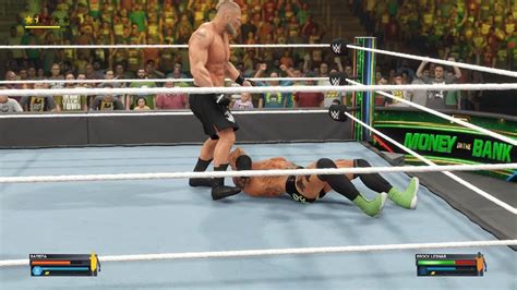 Wwe 2k23 Batista Vs Brock Lesnar Gameplay Youtube