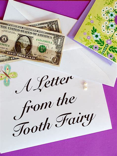 Tooth Fairy Letters For Your Child Wehavekids