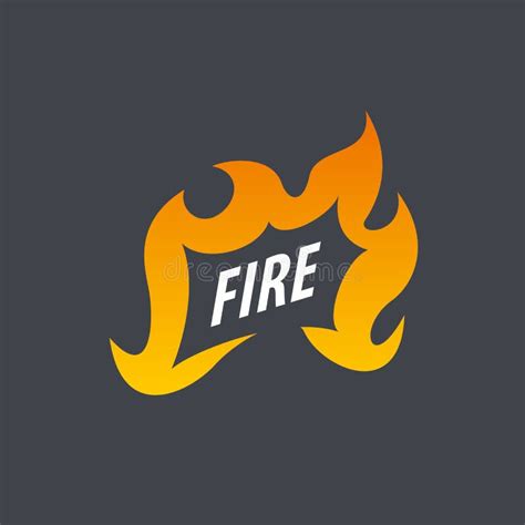 Fire Vector Logo Stock Vector Illustration Of Fiery 126417038