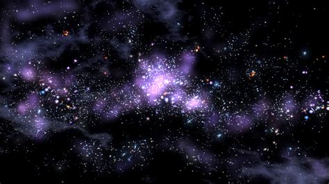 Purple Galaxy Background 4k