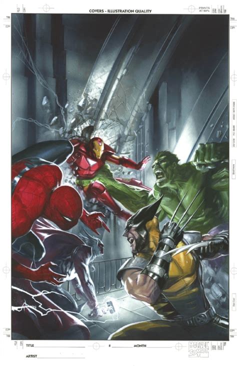 Marvel Ultimate Alliance 2 Cover 2009 Gabriele Dell