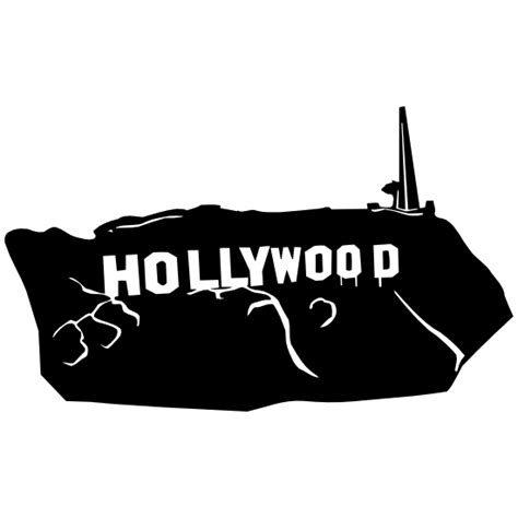 Hollywood Sign Sticker