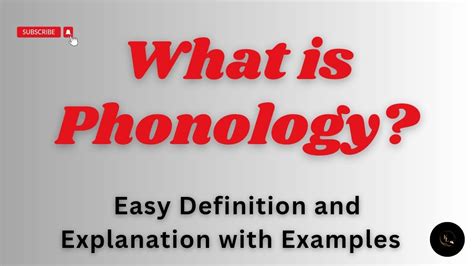 What Is Phonology Linguistics Easy Explanation With Example Youtube