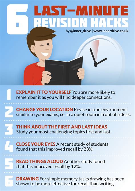 6 Last Minute Revision Hacks Life Hacks For School Exams Tips