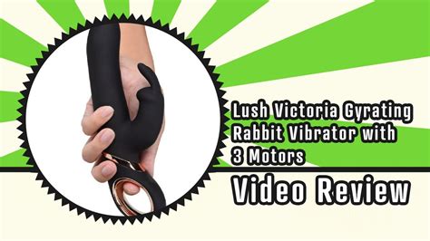 Lush Victoria Powerful Gyrating Rabbit Vibrator With 3 Motors Video